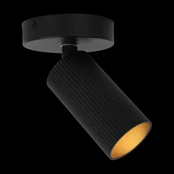 Spots|Ygo Plafondspot CLUBS 1Del. Zwart