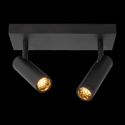Spots|Ygo Plafondspot GRADO 2Del. Zwart