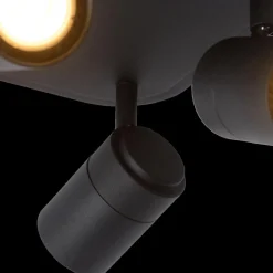 Spots|Ygo Plafondspot LENNERT 4Del. Zwart