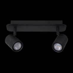 Spots|Ygo Plafondspot LENNERT 2Del. Zwart