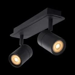 Spots|Ygo Plafondspot LENNERT 2Del. Zwart