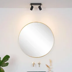 Spots|Ygo Plafondspot LENNERT 2Del. Zwart