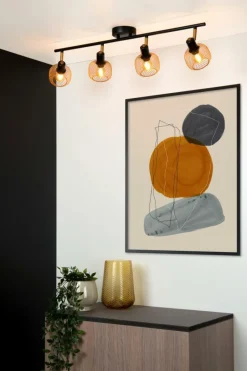 Spots|Ygo Plafondspot MAREN 4Del. Mat Goud