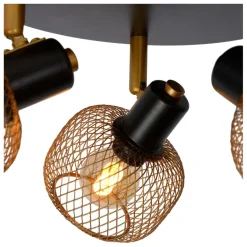 Spots|Ygo Plafondspot MAREN 3Del. Mat Goud