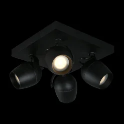 Spots|Ygo Plafondspot PRESTON Zwart