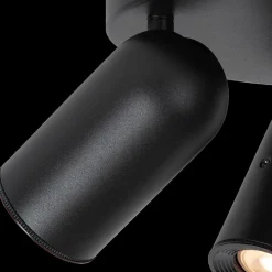 Spots|Ygo Plafondspot PUNCH 3Del. Zwart
