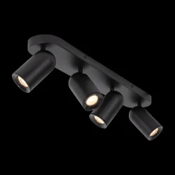 Spots|Ygo Plafondspot PUNCH 4Del. Zwart