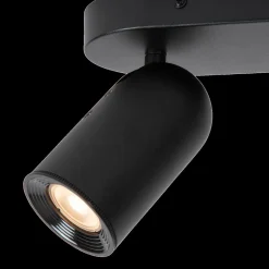 Spots|Ygo Plafondspot PUNCH 2Del. Zwart