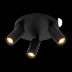 Spots|Ygo Plafondspot RITMO 3Del. Zwart