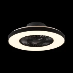 Ventilatoren|Verlichtingsventilatoren|Ygo Plafondventilator HALMSTAD Zwart