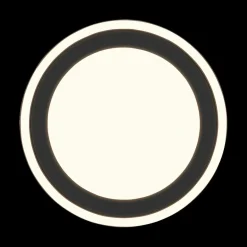 Plafonniers|Ygo Plafonnier CARUS RD Ø34cm Mat Zwart