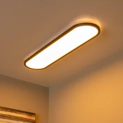 Plafonniers|Ygo Plafonnier ELLY XL Ovaal Zwart