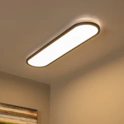 Plafonniers|Ygo Plafonnier ELLY XL Ovaal Zwart