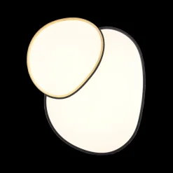 Plafonniers|Ygo Plafonnier RISE XL Met. Mat Zwart/Goud