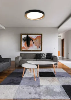 Plafonniers|Ygo Plafonnier ZETA Zwart/Goud