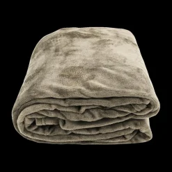 Sierkussens & Plaids|Ygo Plaid MICROF. G.Luxe 220 Kaki