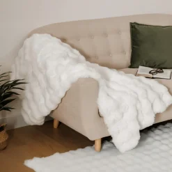 Sierkussens & Plaids|Ygo Plaid ZERFY 160 Poly Wit