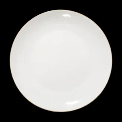 Servies|Ygo Plat Bord CENIA Pors. Wit/Goud