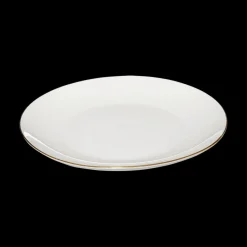 Servies|Ygo Plat Bord CENIA Pors. Wit/Goud