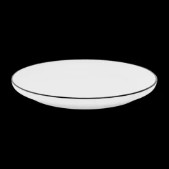 Servies|Ygo Plat Bord SEPS Wit/Rand Zwart