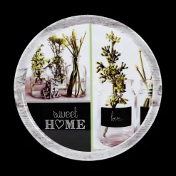 Tafelaccessoires|Ygo Plateau HERBS Mel. Groen/Multi Rond