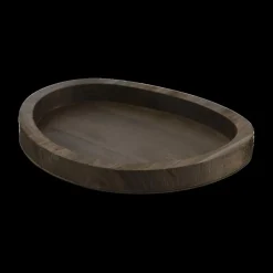 Woondecoratie|Ygo Plateau LIERT L Hout Bruin