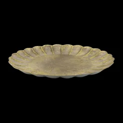 Woondecoratie|Ygo Plateau OMZIS Rond Met. Ant. Goud