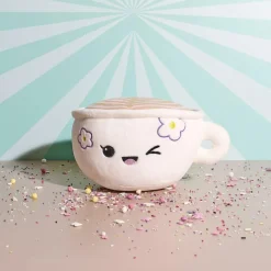 Decoratieve Accessoires|Accessoires|Ygo Pluche KAWAII Koffietas Wit/Beige