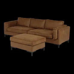 Poufen & Voetenbanken|Ygo Poef AXEL Liberty 604 - Cognac