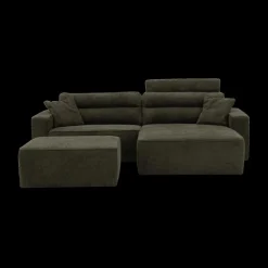 Poufen & Voetenbanken|Ygo Poef FIGARO Groen 80x101