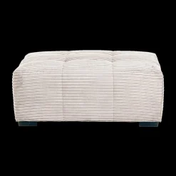 Poufen & Voetenbanken|Ygo Poef LORETO Rib Beige 119x100