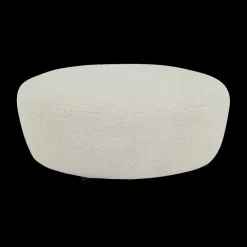 Poufen & Voetenbanken|Ygo Poef MAEVE Beak Beige Ø93