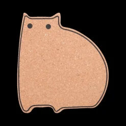 Potten & Pannen|Ygo Potonderzetter CAT Kat Zittend Kurk