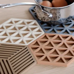 Potten & Pannen|Ygo Potonderzetter HEXAGON Sil. Desert