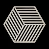 Potten & Pannen|Ygo Potonderzetter HEXAGON Sil. Warm Grey
