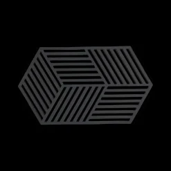 Potten & Pannen|Ygo Potonderzetter HEXAGON XL Sil. Black