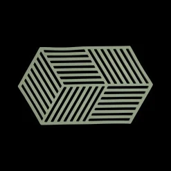 Potten & Pannen|Ygo Potonderzetter HEXAGON XL Sil. Rosemary