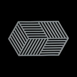 Potten & Pannen|Ygo Potonderzetter HEXAGON XL Sil. Cool Grey