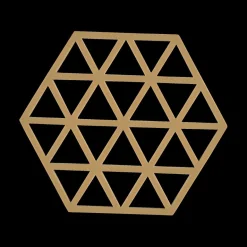 Potten & Pannen|Ygo Potonderzetter TRIANGLES Sil. Khaki