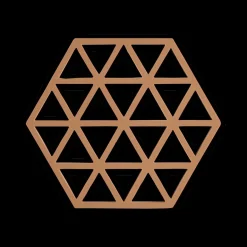 Potten & Pannen|Ygo Potonderzetter TRIANGLES Sil. Light Terra