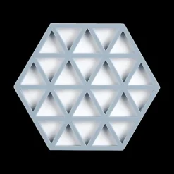 Potten & Pannen|Ygo Potonderzetter TRIANGLES Sil. Sky