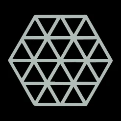 Potten & Pannen|Ygo Potonderzetter TRIANGLES Sil. Nordic Sky