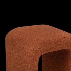 Poufen & Voetenbanken|Ygo Pouf SEVGIR U-vorm Bouclé Terracotta