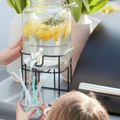 Aperitief & Wijn|Ygo PV Drankdispenser POINT M/Met. Houder 3,6l