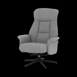 Relaxen|Ygo Relax MENNO met poef B77 Grijs