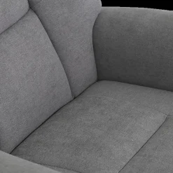 Relaxen|Ygo Relax MENNO met poef B77 Grijs