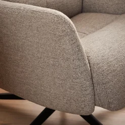 Relaxen|Ygo Relaxfauteuil HALDOR met Poef Monza Beige