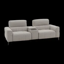 Hoeksalons|Ygo Relax-Sofa CHIOS USB Grijs B244