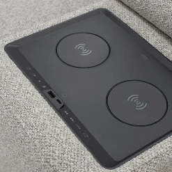 Hoeksalons|Ygo Relax-Sofa CHIOS USB Grijs B244