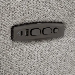 Hoeksalons|Ygo Relax-Sofa CHIOS USB Grijs B244